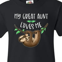 Inktastic moja velika tetka voli me slatka majica za bebe i mlade