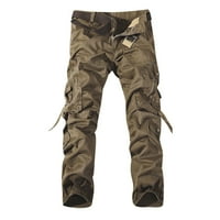 Ljetne štedne klirence teretna hlače za muškarce muške labave više džepne opterećene kombinezone na otvorenim pantalonama na otvorenom