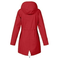 Wenini ženski kaput prodaja klirenca kišni kaputi za žene, vodootporne jakne lagane casual rov zimski pad vanjskih planinarskih jakne vjetrenjače na gornjoj odjeći s džepovima