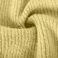 Džemper za žene hladna zimska kornjača Ležerne pulover dugih rukava topla dukserice na velikim vrhovima