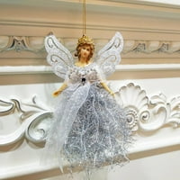 Slatka lutka poklon Božićni zanati vileski ukrasi, anđeoski lutka privjesak stablo viseći ukrasi - za Xmas Home Party Holiday Dekorativno