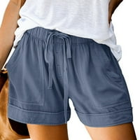 Ljetne casual labave kratke hlače za žene Brze suhe prozračne pantalone za njene žene mama djevojka narančasta