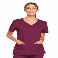 Cherokee radna odjeća jezgra Stretch ženski piling TOP V-izrez 4727