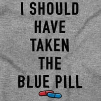 Trebalo je uzeti plavu pilulu nerdy muške grafičke majice ties brisco marke 5x