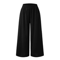 Caicj teretne hlače Žene Čvrste ženske hlače Ležerne prilike dugačke modne crteže struk niz nijansi
