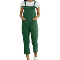 Jumpsuits za žene Čvrsta boja sa džepovima Podesivi kaiševi