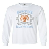 Majica za odrasle s dugim rukavima Hawkins Go Tigers High School Av Club Parody Funny DT
