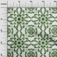 Onuone viskozni dres zelene tkanine azijski blok cvjetni opseg opskrbe Ispiši šivanje tkanine sa dvorištem širom