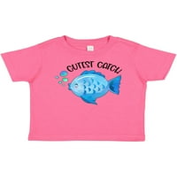 Inktastični simpatični ulov slatki plavi riblji poklon dječak ili majica za bebe djevojke