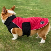 Reflektivni vodootporni kaput za kućne ljubimce zimski kaput za malog srednjeg velikog psa Dvostrano
