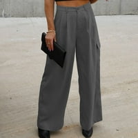 Durtebeua casual moda elastična struka pant sa džepom labave harem hlače pantalone za žene visoki struk