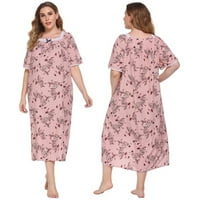 Ženske spavaće rublje Soft Pajama haljina Nightshorts Plus size Ljeto kratki rukav udoban noćni vještica