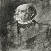 Otto Eduard Leopold, princ Bismarck, Duke of Lauenburg, poster Print