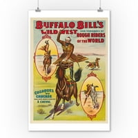 Buffalo Bill's Wild West - Cosaques du Caucase Vintage poster Francuska C