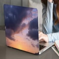 Kaishek Hard Shell pokrivač samo za MacBook Pro S sa XDR displejom i ID dodirom TIP C + Crni poklopac