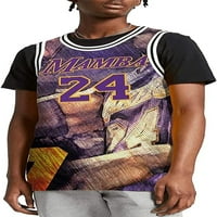 3D povremeni košarkaš-igrač-logo-grafički mrežast atletski sportski košarkaški dres, modni spremnik, pogodan za muške dijete