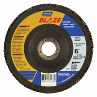 Norton Abrasives Fiber disk, u Dia, 7 8in Arbor, Grit 66261132137