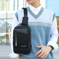 Ruksak za rame za ramena Messenger ruksak s USB rupa na ramenu ruksak ruksački ruksak višenamjenski muški torbi za grudnu torbu