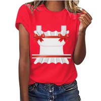 Weet festival za čišćenje ženske posade Oktoberfest Ispis majica Modne udobne ženske bluze vrhovi