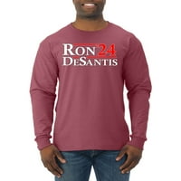 Divlji Bobby, Ron Desantis Florida repulni izborni politički muškarci majica s dugim rukavima, vintage