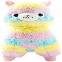 Cuddly Llama Doll Alpaca lutka 14.1 Mekana beba punjena životinjska igračka zaljubljena za Valentinovo