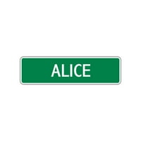 Alice Girls Children navodni pismo Ispisano naljepnica unutarnje vanjsku jedinstvenu zidnu ploču ukras