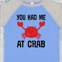 Inktastični smiješni Crab poklon outfit poklon dječaka malih majica ili majica mališana