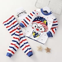 FVWitlyh trenerke Djevojke dječake Toddler Mekani pidžami toddler crtani otisci dugih rukava Kid odjeća za spavanje novih beba