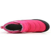 Tenmi Kids tople cipele okrugle nožne cipele sanke casual zimske čizme plišane obloge gležnjače djeca udobnost čarobne vrpce ružičaste 5,5y