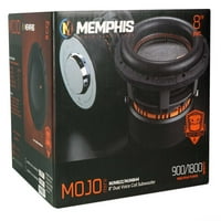 Memphis Auto Audio - Mojo Mini 8 Dual-Voice-COIL 8-Ohm subwoofer - crna