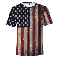 Majica i majica za muškarce i boysuryunise Neovisnosti Dnevna majica Havajske majice za muškarce Kratki