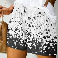 Ženske kratke hlače Ljetne casual tiskane kratke hlače u traku Trendi elegantne hlače Osnovna ženska