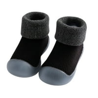 Sliper za dječake Veličina Djeca Tople cipele Dječaci Gumene čarape Čarape Toddler Sole Solid Girls