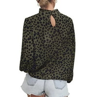 Ženska majica s dugim rukavima Leopard