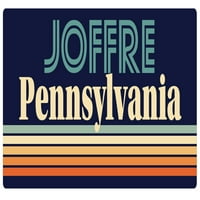 Joffre Pennsylvania Frižider Magnet Retro Design