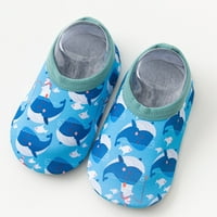 Zuwimk Toddler Djevojke, dječje cipele Dječaci Djevojke Prozračne pješačke čarape cipele za bebe prve šetnje cipele plavo