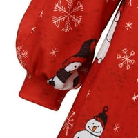 Lagani džemper za kardigan za žene Božićni tisak Vrhunskog ženskog casual kaputa Otvoreni prednji pleteni kardigani dugih rukava s dugim rukavima