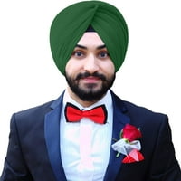Eloria Sikh Tradicionalni turbans Punjabi Pagri Turban Dastar Pamuk Voile Turbaban Madhurani Turbaban Dashmesh Pagri