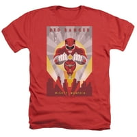Power Rangers - Red Deco - Heather kratka majica kratkih rukava - X-Veliki