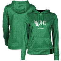 Ženski Kelly Green North Texas znači zeleni alumni pulover hoodie