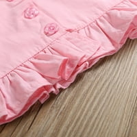 Djevojka za dijete Set za odjeću bez rukava + kratke hlače Flamingo ispisano odjeću