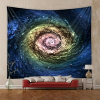 Crna rupa zvjezdana tapiserija zid viseći univerzum Galaxy Sky Stolcloth krajobrazni zidni dekor za