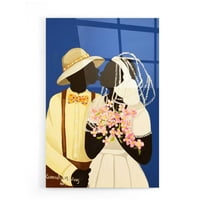 Epska umjetnost 'Možete poljubiti mladenku Cassandra Gillena, akrilne staklene zidne umjetnosti, 16 x24