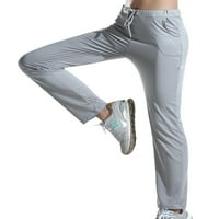 Trowlwalk Jogers za žene Elastična struka Work Sport Teretne hlače udobne salone joge trkačke hlače