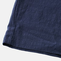 Ecqkame Muške kratke hlače Ležerne prilike Classic Fit izvlačenja za kratke plaže za muške ljetne tanke
