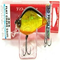 Yo-Zuri F1141HGBL 3DS ravna ručica zveckana Crankbait, 1 4