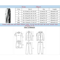 Aaiymet muške radne hlače Chouxiangma digitalni 3D ispisani remen za odštampavanje Ležerne hlače Dnevno nošenje
