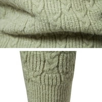 Muška kornjača Pleteni džemper Ležerni Slim Fit Basic Tople Dugi rukav Jednobojni toplotni toplo pulover