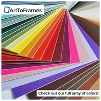 ArttoFrames 8x36 OFF White Custom Mat za okvir za slike sa otvorom za 4x32 fotografije. Samo mat, okvir