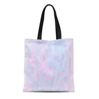Platno torba torba mramorna inky pastel neon ružičasta mint tirkizno plavo apstraktno trajno za višekratnu